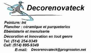 Rénovation et Décoration en tous genres