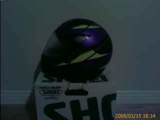 Casque de moto XS shoei