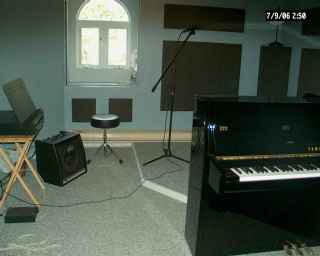Studio de répétition avec piano à louer