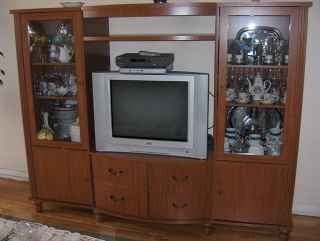 Wood Tv wall unit