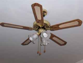 wood ceiling fan 15$