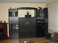 tv 50 pouce  plus meuble 