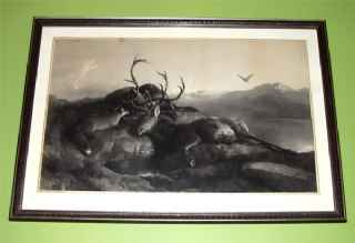 Toile ''Morning'' par Sir Edwin Landseer,