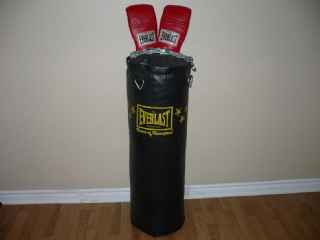 Punching Bag & gants de boxe