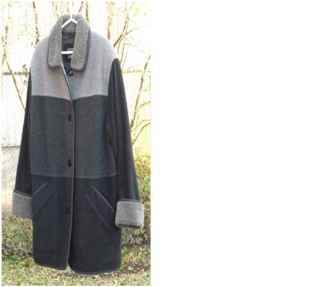 Manteau de laine, gr 12-14