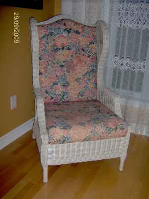 Chaise en osier