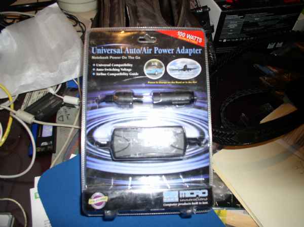 100 watt Universal Auto/air notebook ad