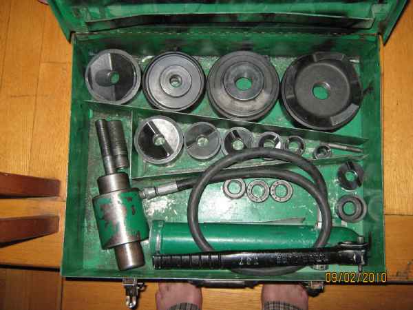 Greenlee punch hydraulique 1/2 à 4 po.