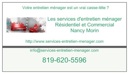 Services d'entretien ménager N.Morin