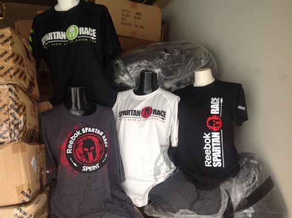 LOT 8000 T-SHIRTS MARQUE REEBOK SPARTAN