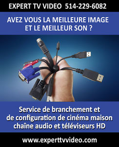 Service de branchements audio video HD 